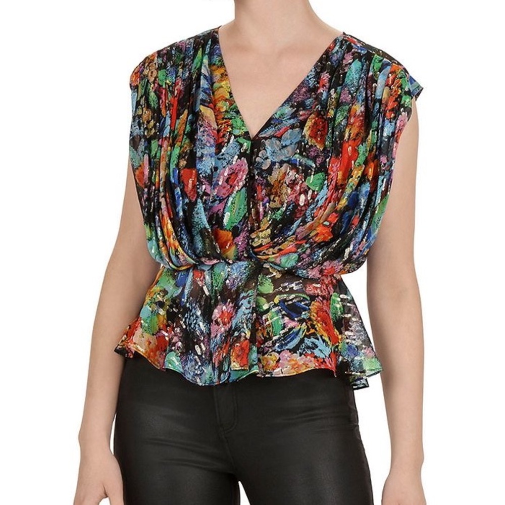 The Kooples Tokyo Night Blouse Top